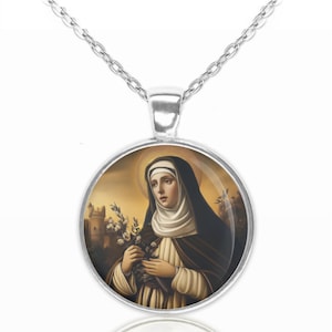 St. Catherine of Siena Catholic Necklace