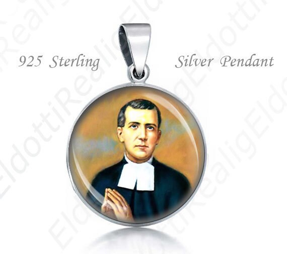 St Jaime Hilario Barbal Catholic 925 Silver Medal Round Etsy Israel