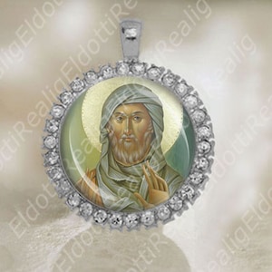 St. Ephraim Ephrem Medaille bergländischer christlicher Anhänger