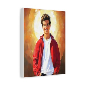Blessed Carlo Acutis Catholic Canvas Wall Art, Christian Decor