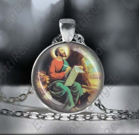 Catholic medal best sale necklace
