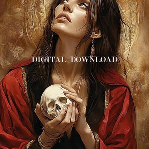Heilige Maria Magdalena religieuze kunst DIGITALE DOWNLOAD Custom