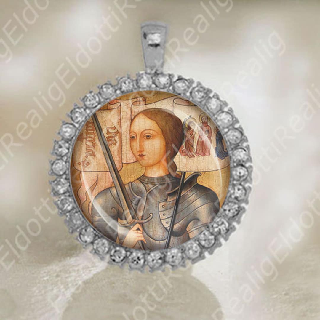 St Joan of Arc Medal Catholic Religious Jewelry New - Etsy