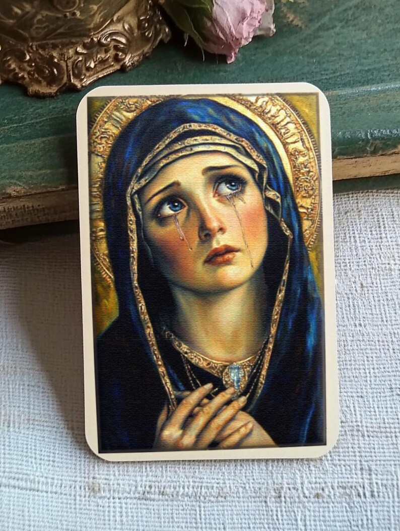 Our Lady of Sorrows Art Print: Holy Mother Mary Digital Download - Etsy