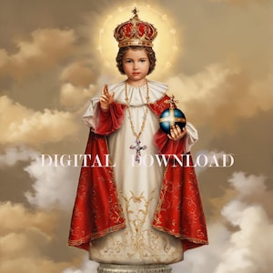 Infant Jesus of Prague Religious Art DIGITAL DOWNLOAD