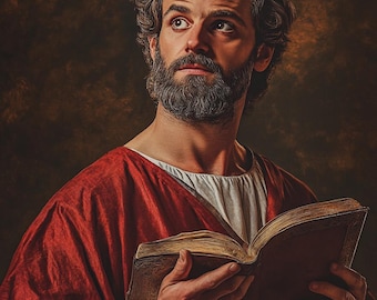 Saint Matthew the Apostle Printable Wall Art, Catholic Poster Print ...