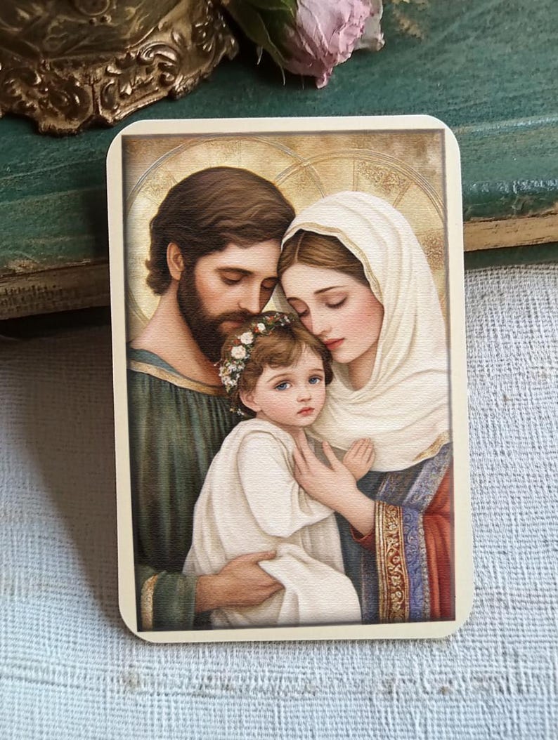 Holy Family Art Print: Religious Christmas Wall Decor (digital Download ...