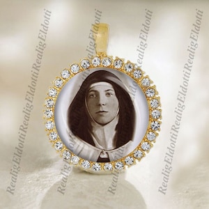 Saint Teresa of Jesus of Los Andes Catholic Gold Tone Christian Religious Medal