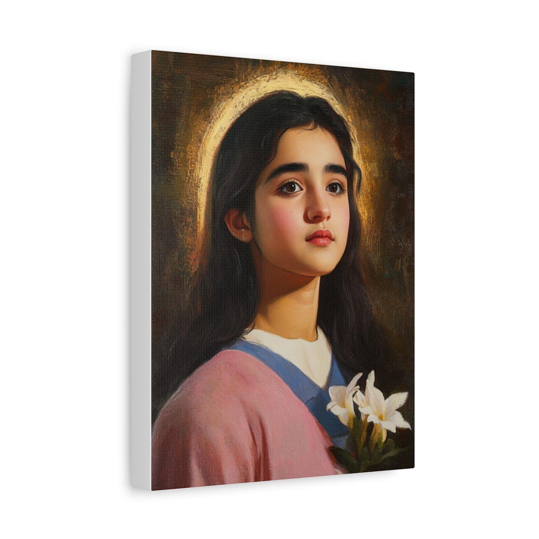 Ready to Hang - St. Maria Goretti Catholic Canvas Wall Art, Christian ...