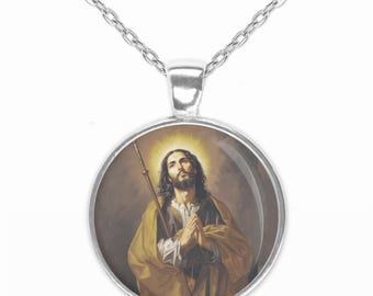 St. James The Greater Catholic Necklace Medal