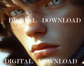 Guardian Angel Devotional work Art Painting DIGITAL DOWNLOAD