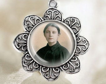 St Gemma Galgani Catholic Medal Patron Saint Christian Jewelry