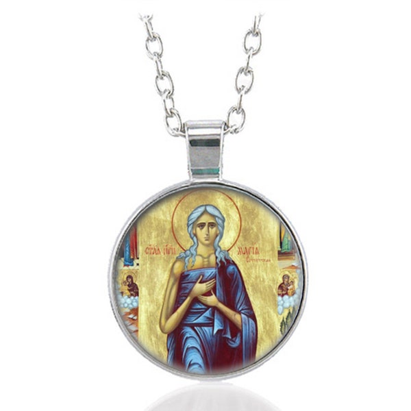 Saint Mary of Egypt Orthodox Necklace