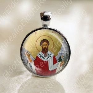 St. Wolfgang Catholic Christian Medal Pendant Patron Saint Religious Jewelry