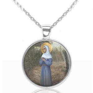 Blessed Pelagia Ivanovna the Fool-For-Christ of Diveyevo Orthodox Saint Necklace