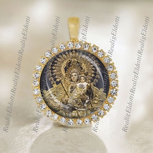 Our Lady of Manaoag Virgin Mary Catholic Medal Pendant Religious Jewelry