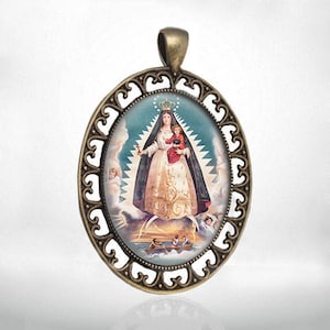 Our Lady Of Charity / El Cobre Virgin Mary Catholic Medal Bronze