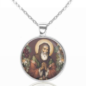 St. Joachim Halskette Medaille Anhänger religiösen christlichen Schmuck