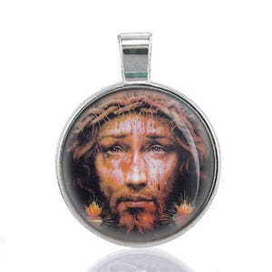 Preciosísima Sangre de Nuestro Señor Jesucristo Medalla Católica Joyería Religiosa Colgante Collar