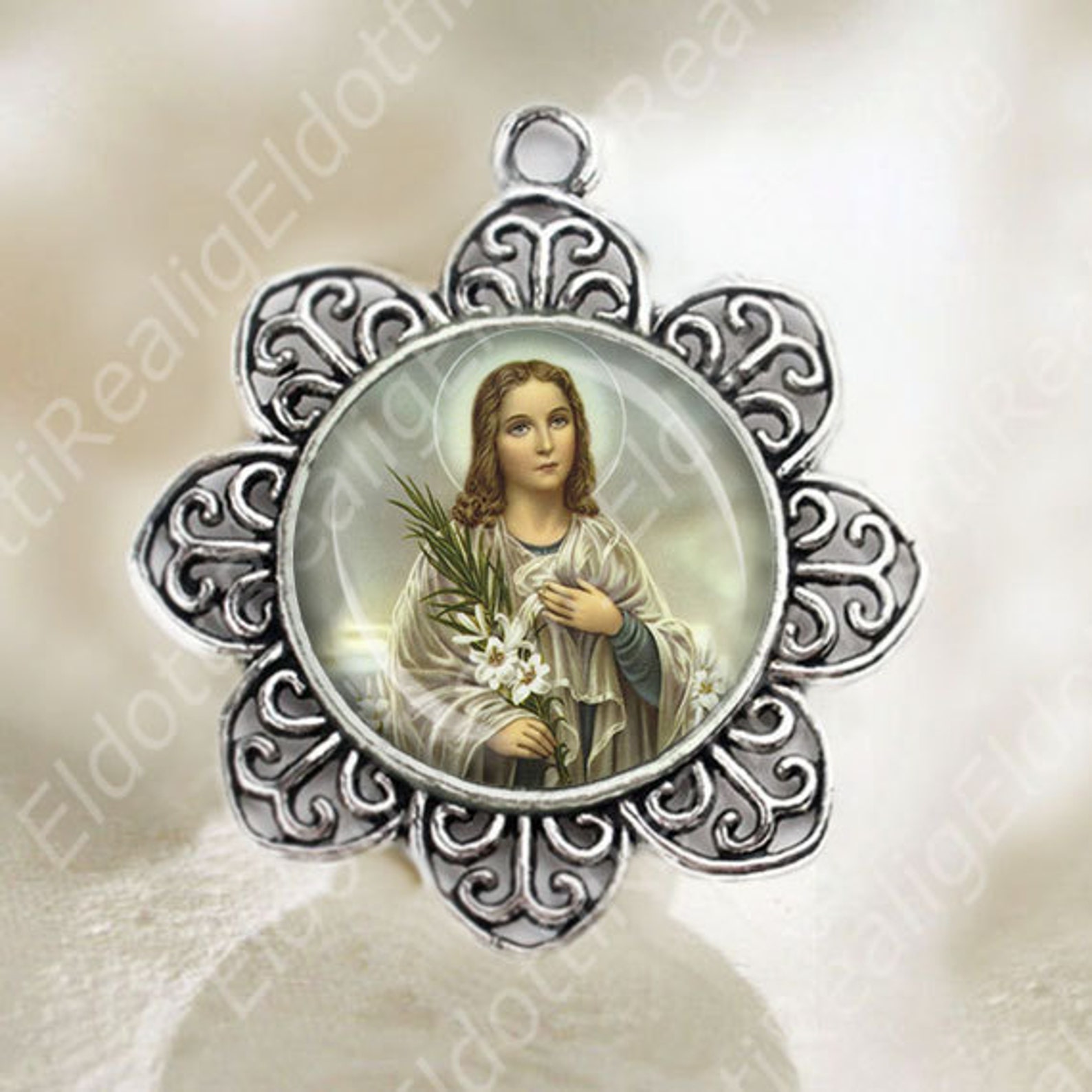 St Maria Goretti Catholic Medal Patron Saint Christian Religious ...