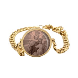 Mother Mary Our Lady of Carmel Bracelet