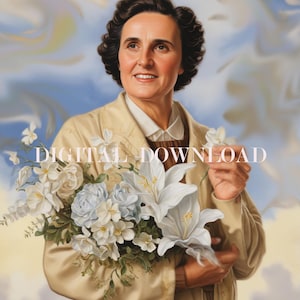 Saint Gianna Beretta Molla Italiaanse katholieke kinderarts religieuze kunst DIGITALE DOWNLOAD