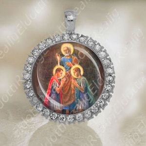 Sts Nereus and Achilleus Medal Pendant Catholic Religious Jewelry