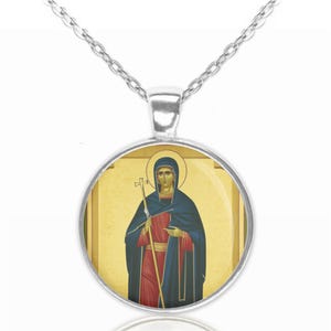 St. Natalia of Nicomedia Necklace - Handmade Christian Jewelry