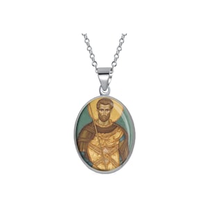 Saint Menas The Holy Great Martyr Necklace