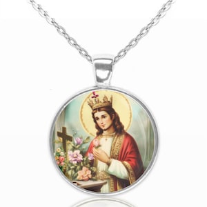 St Casimir Catholic Christian Medal Pendant Necklace