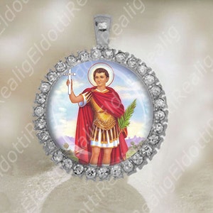 St Expedito Espedito Medaille Katholischer christlicher Anhänger