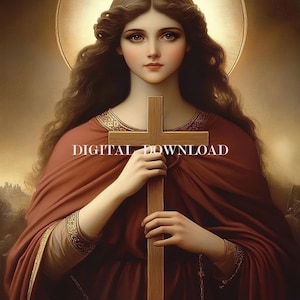 Saint Helena and the True Cross Religious Art DIGITAL DOWNLOAD