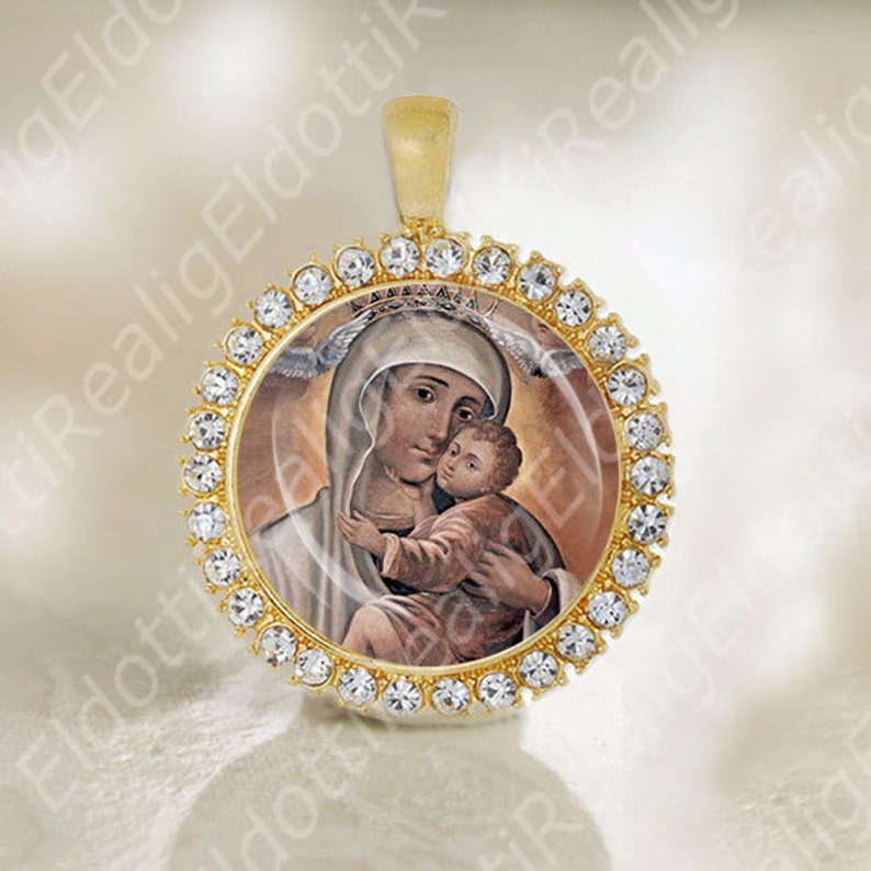 Our Lady of Mount Carmel Mary Medal Catholic Religious Jewelry - Etsy