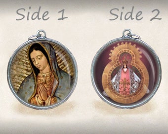 Wendemedaillenanhänger Unserer Lieben Frau von Guadalupe und Suyapa