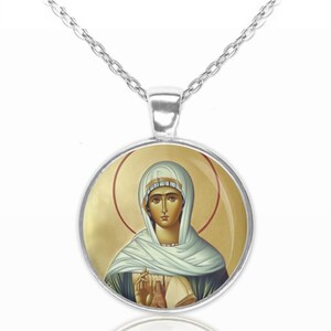 St Joanna the Myrrhbearer Orthodox Christian Necklace Religious Pendant