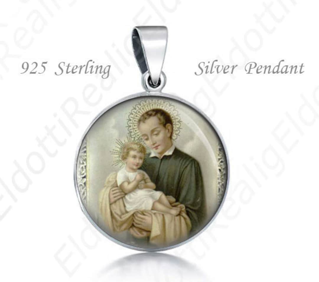 St Stanislaus Kostka Sterling Silver Medal Pendant: Christian Jewelry ...