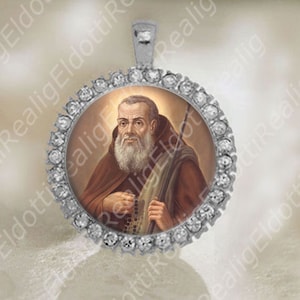 St Crispin de Viterbo italienische Schutzpatronin Medaille