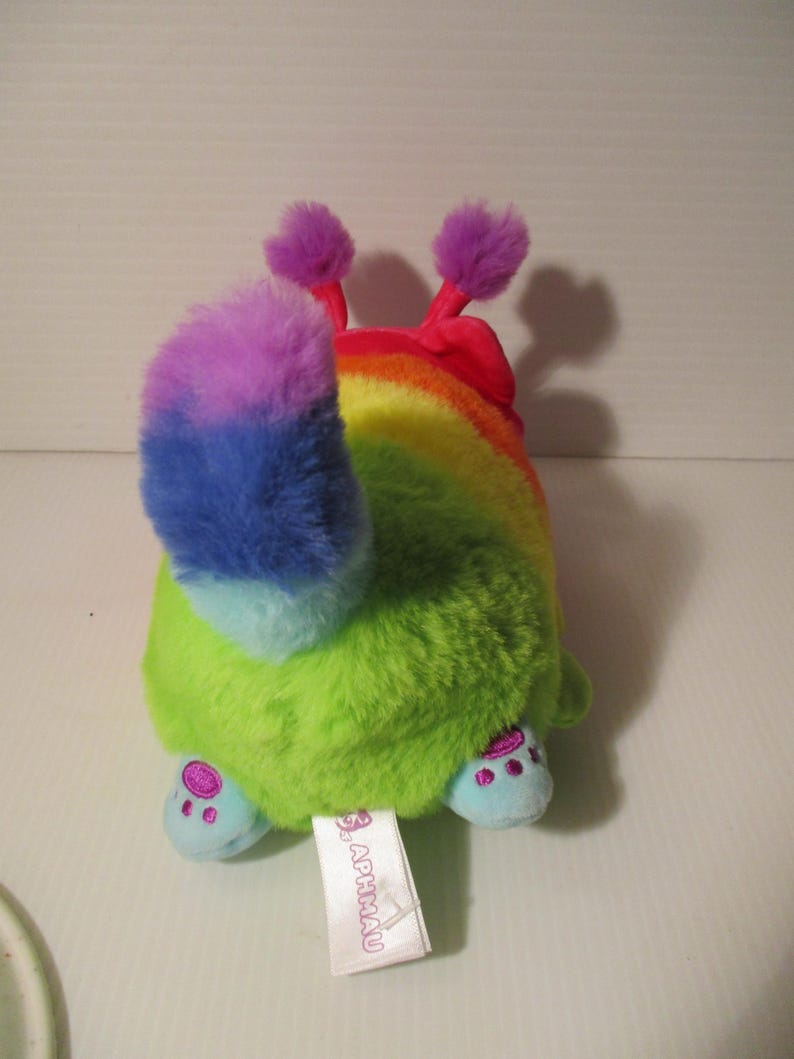 Aphmau MeeMeows 8" Long Caterpillar Cat Mystery Safari Series Rainbow Plush immagine 6