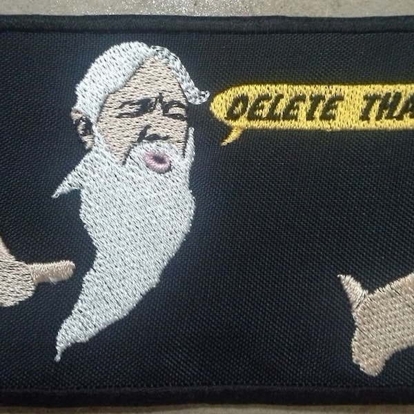 Torben Ulrich embroidered patch Metallica