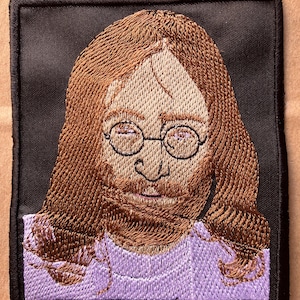 John Lennon geborduurde patch Beatles