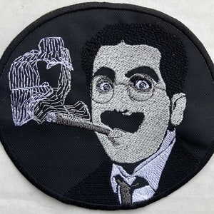 Groucho Marx embroidered patch Marx Brothers