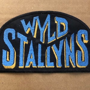 Wyld Stallyns embroidered patch Bill and Ted’s excellent adventure