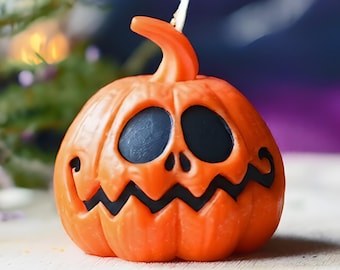 Little Funny Pumpkin Mold for Halloween Candle, Soap, Resin and Chocolate - Harvest Silicone Mould