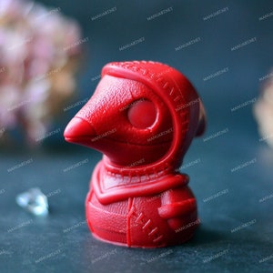 Plague doctor Molde de silicona 3D, vela, molde de jabón, Halloween, esqueleto, gótico, Día de los Muertos, aterrador, divertido, dibujos animados, lindo, cuervo, máscara