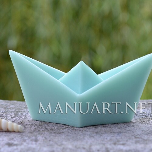Paper Boat 3D Silicone Mold Soap Mould Candle Molds Sea Etsy UK