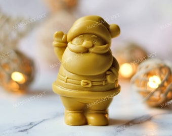Little cute Santa Claus 3D silicone mold, candle mould, soap mold, candle moulds, Christmas candle, Santa mold, new year gift, kids, tiny