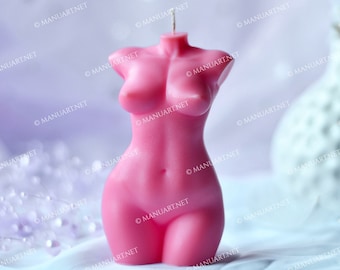 Female Torso Silicone Mold: Goddess Candle, Soap, Resin Mould