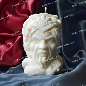 Big Medusa Gorgon head 3D silicone mold, candle mould, snake, snakes, Gothic, Serpent, spiritual, witchcraft, Halloween, Greek Mythology