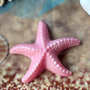 Starfish 3D silicone mold, soap mold, sea mold, star mold, pearl mold, mollusk mold, seaside mould, resin mold, polymer clay mold, sea fish