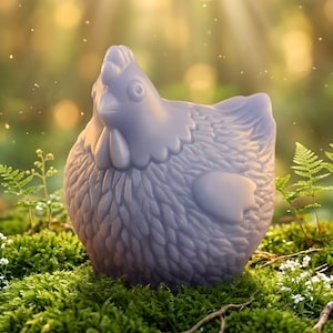 Little Chicken Mold for Candle Making, Easter Soap, Resin, Chocolate, Farmhouse Animal Silicone Mould